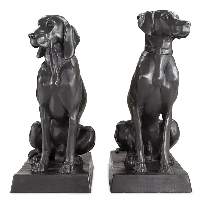 Комплект из двух декоративных статуэток Eichholtz Dogs Pointer & Hound set of 2