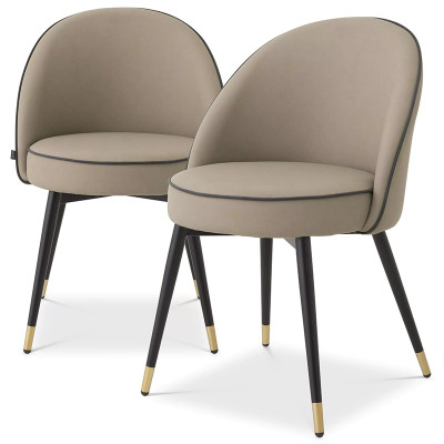 Комплект из двух стульев Eichholtz Dining Chair Cooper Set of 2 Beige