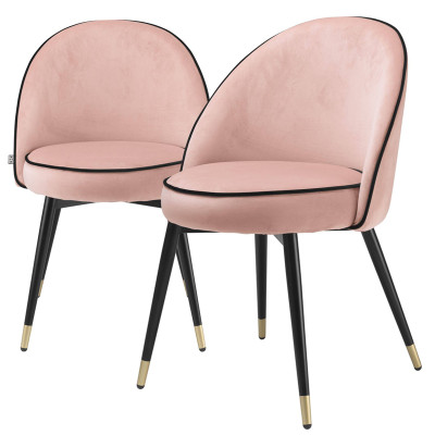 Комплект из двух стульев Eichholtz Dining Chair Cooper set of 2 nude
