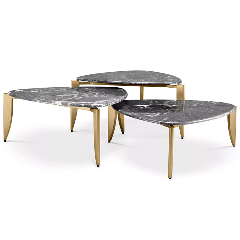 Комплект из трех кофейных столов Eichholtz Coffee Table Regioni set of 3