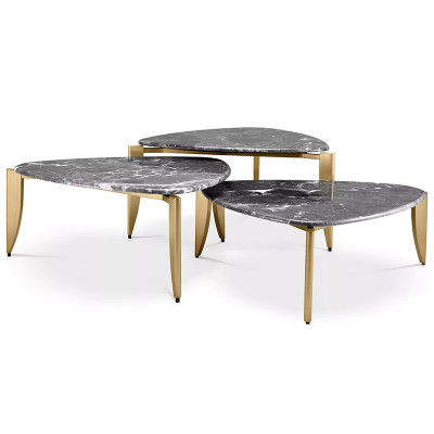 Комплект из трех кофейных столов Eichholtz Coffee Table Regioni set of 3