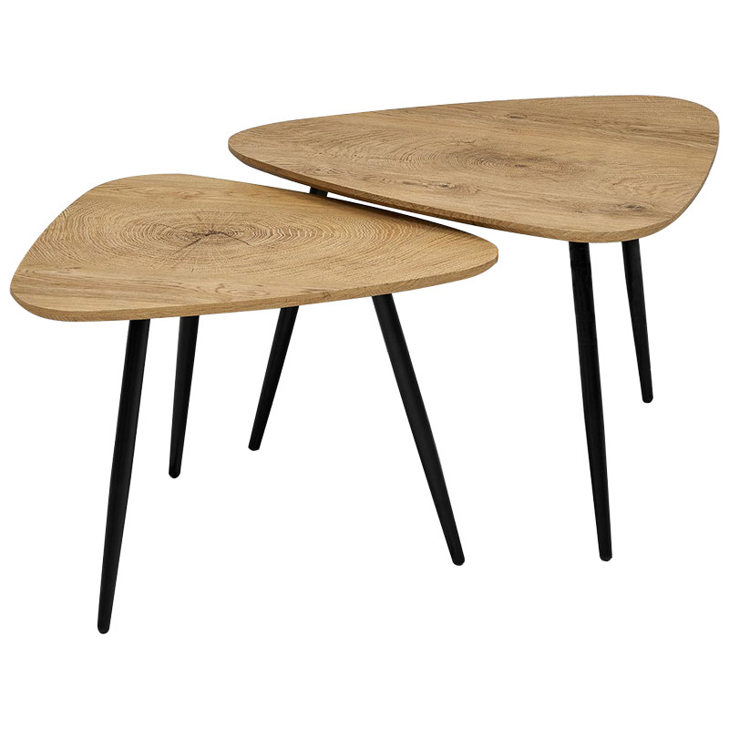 Комплект кофейных столиков треугольной формы Axl Coffee Table