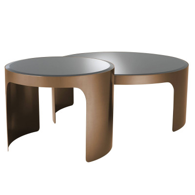 Комплект кофейных столов Eichholtz Coffee Table Piemonte Set of 2 copper