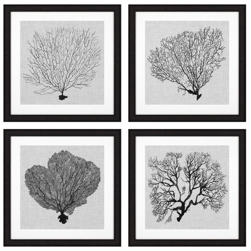 Комплект постеров Eichholtz Prints Shadow Sea Fans set of 4