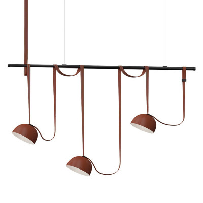Комплект ременной трековой системы из трех светильников Flos Wireline Lighting