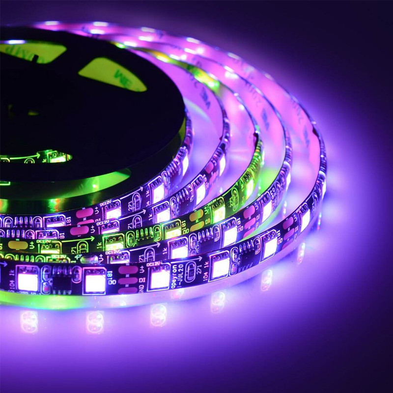 Комплект светодиодной влагозащищенной ленты 14,4W/m 60Led/m 5050SMD разноцветный 5M