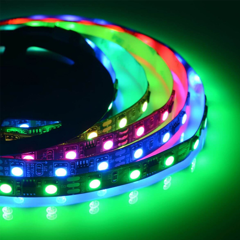 Комплект светодиодной ленты 14,4W/m 60Led/m 5050SMD разноцветный 2M