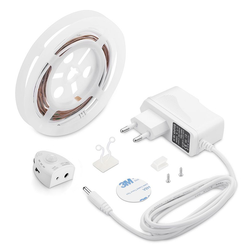 Комплект светодиодной ленты 7,2W/m 30LED/m 5050SMD 0,5М разноцветная