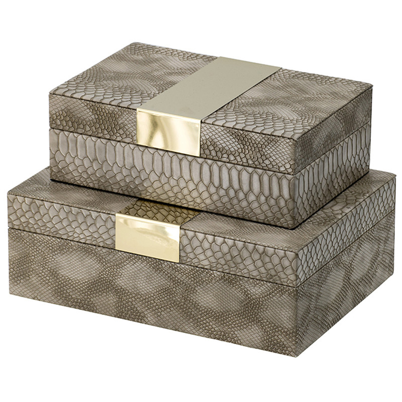 Комплект шкатулок Imitation Snakeskin Boxes