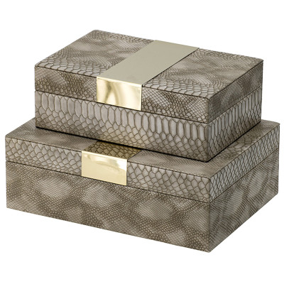 Комплект шкатулок Imitation Snakeskin Boxes