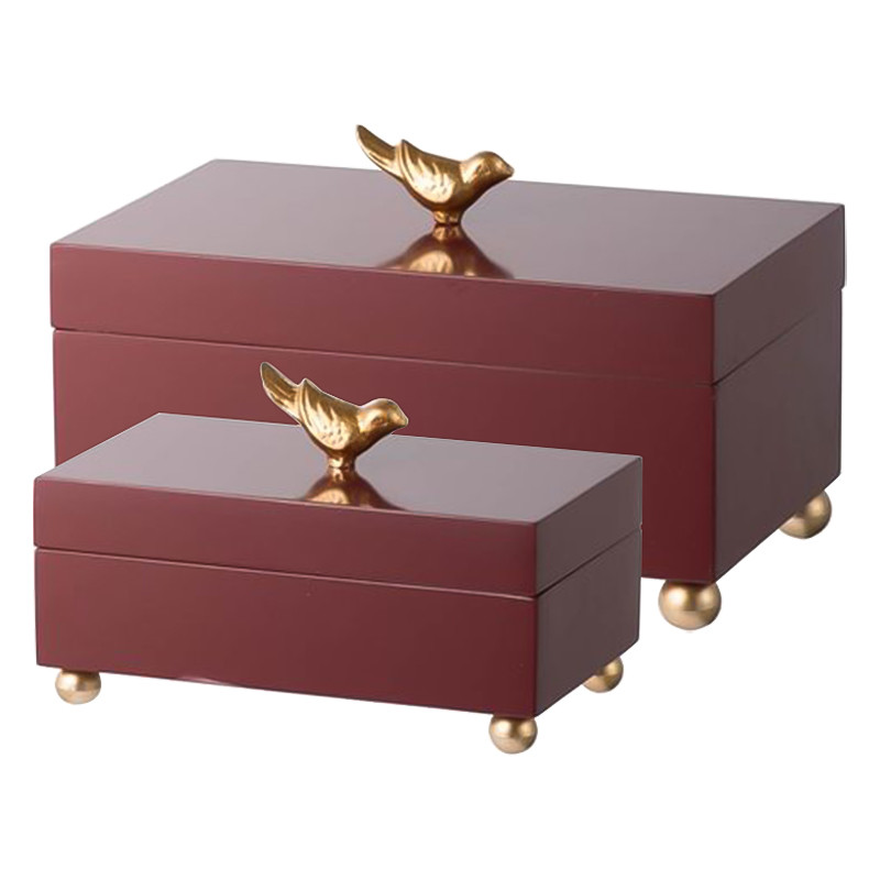 Комплект шкатулок Red Box Golden Birds