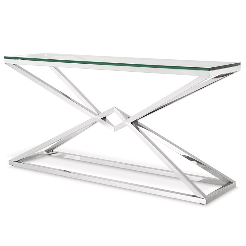 Консоль Eichholtz Console Table Connor L Chrome