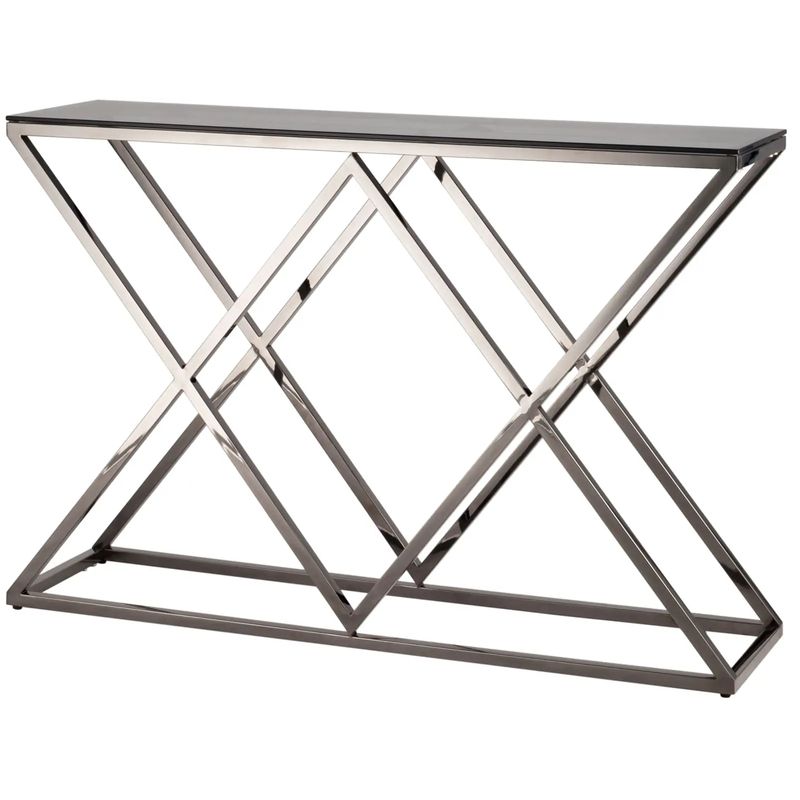 Консоль Geometry Rhombus Dark Chrome