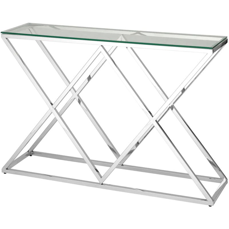 Консоль Geometry Rhombus Silver