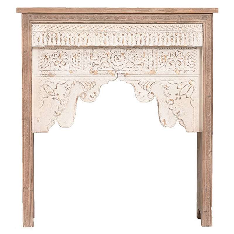 Консоль Indian Antique White Furniture Indra Console