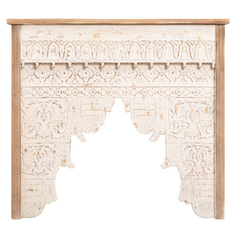 Консоль Indian Antique White Furniture Shakti Console