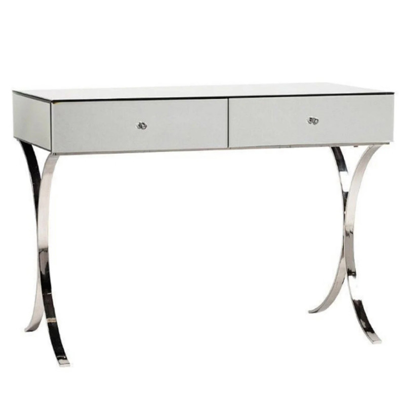 Консоль Mirrored Curved Legs