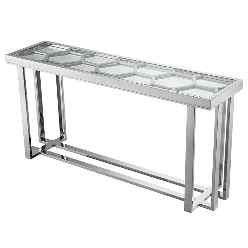 Консоль Philipp Plein Console Table Skeleton Chrome