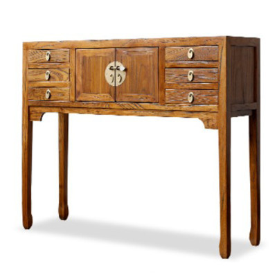 Консоль в Китайском Стиле цвет натуральное дерево Console Natural Wood