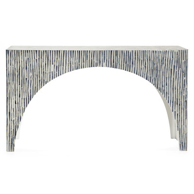Консоль Дизайнерская Hasle Bone Inlay Console Gray