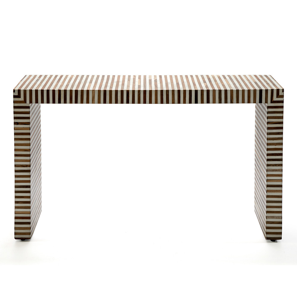 Консоль Дизайнерская Stripes Console Beige