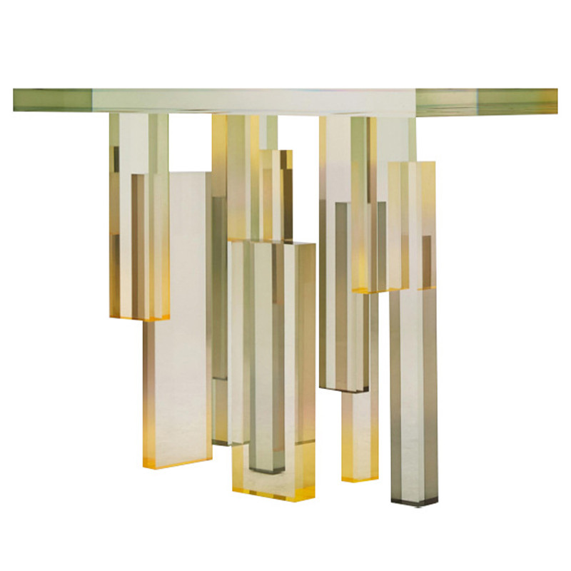 Консоль из акрила Gold Acrylic Console