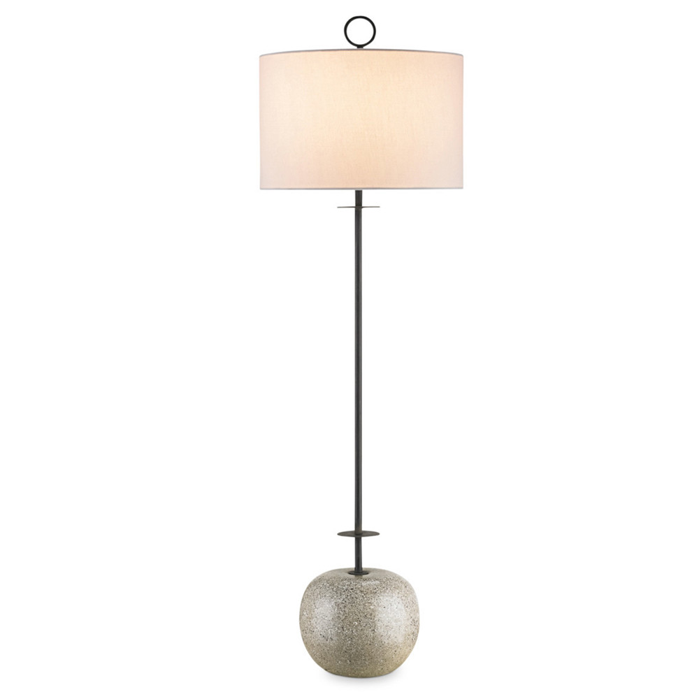 Консольная лампа с шарообразным бетонным основанием Weighting
