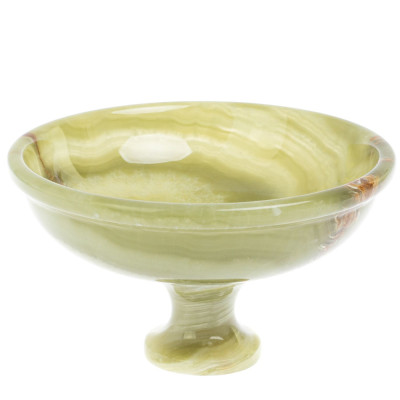 Конфетница из натурального камня оникс Stone Candy Bowl