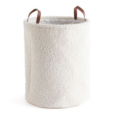Корзина для белья из ткани букле Boucle Organizers Round