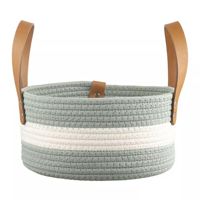 Корзина для хранения с ручками Interlacement Green