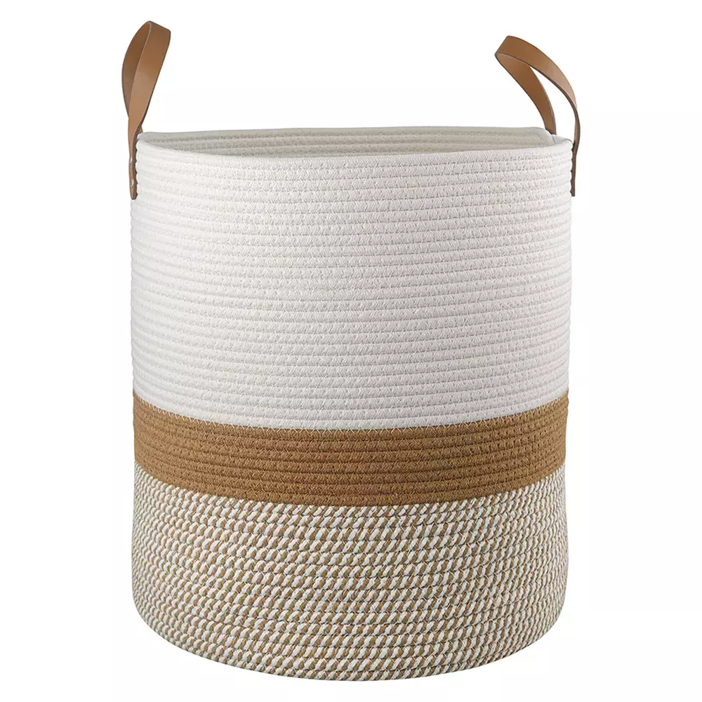 Корзина для хранения с ручками Interlacement Stripes S