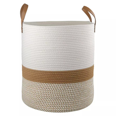 Корзина для хранения с ручками Interlacement Stripes S