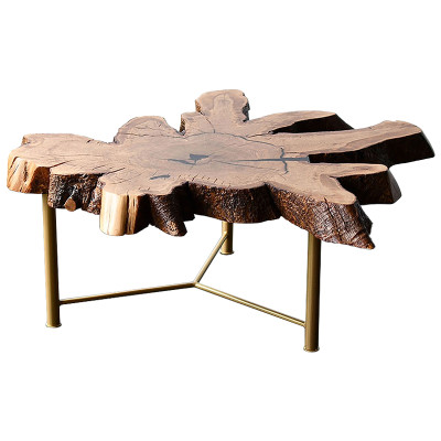 Кофейный стол Deleon Industrial Metal Rust Coffee Table