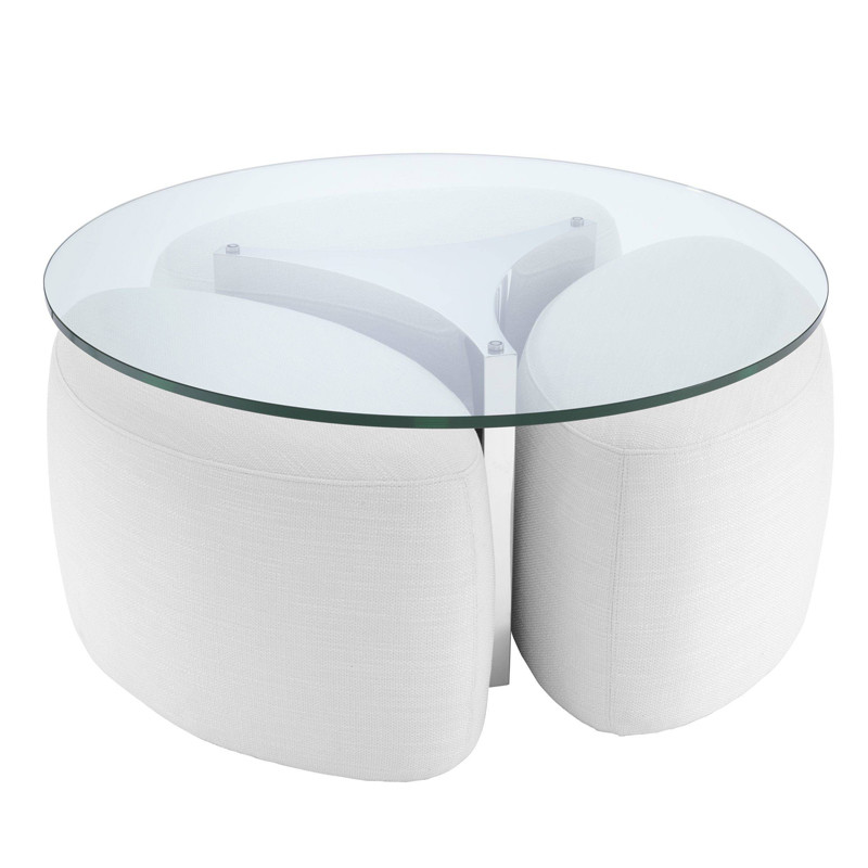 Кофейный стол Eichholtz Coffee Table Modus stainless steel