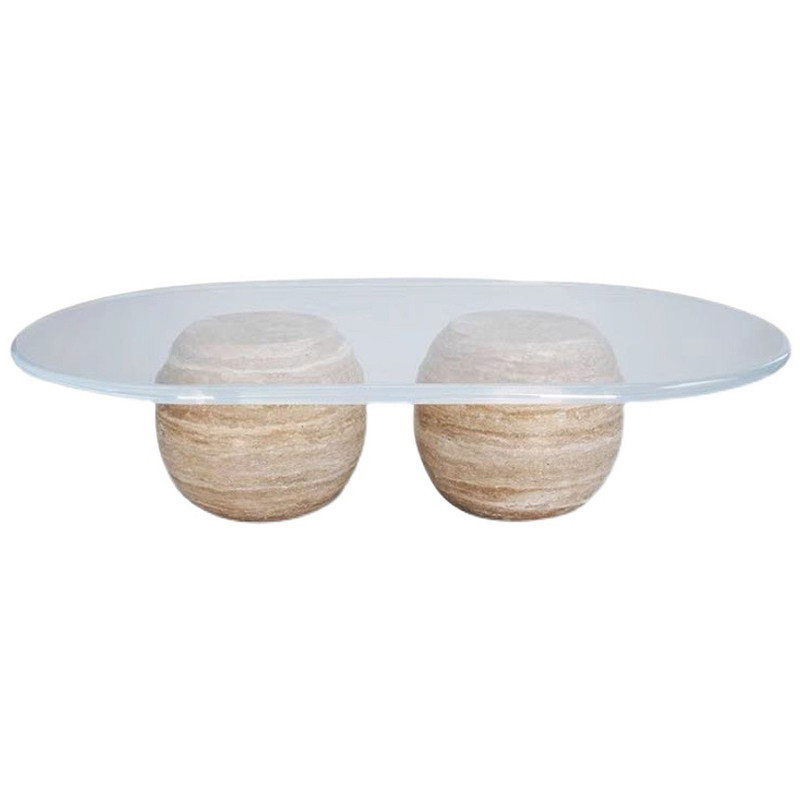 Кофейный стол Euan Travertine Coffee Table