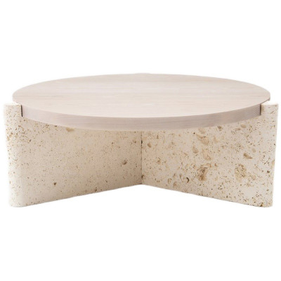 Кофейный стол Isla Travertine Coffee Table