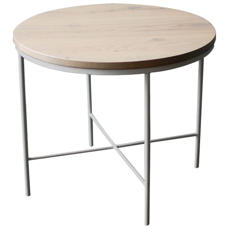 Кофейный стол Nava White Industrial Metal Rust Coffee Table