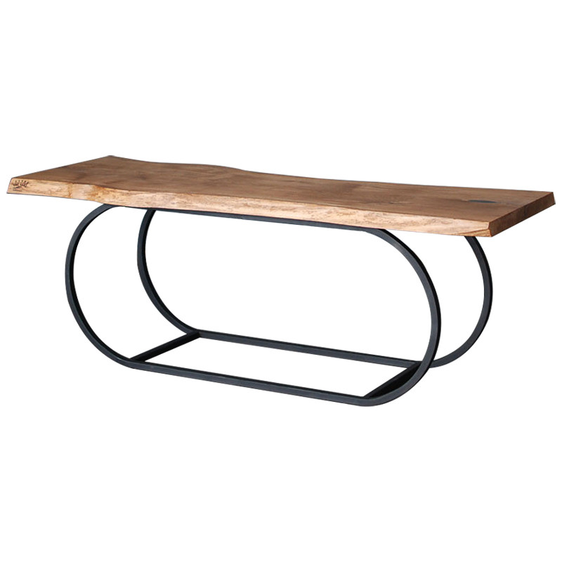 Кофейный стол Rhydian Industrial Metal Rust Coffee Table