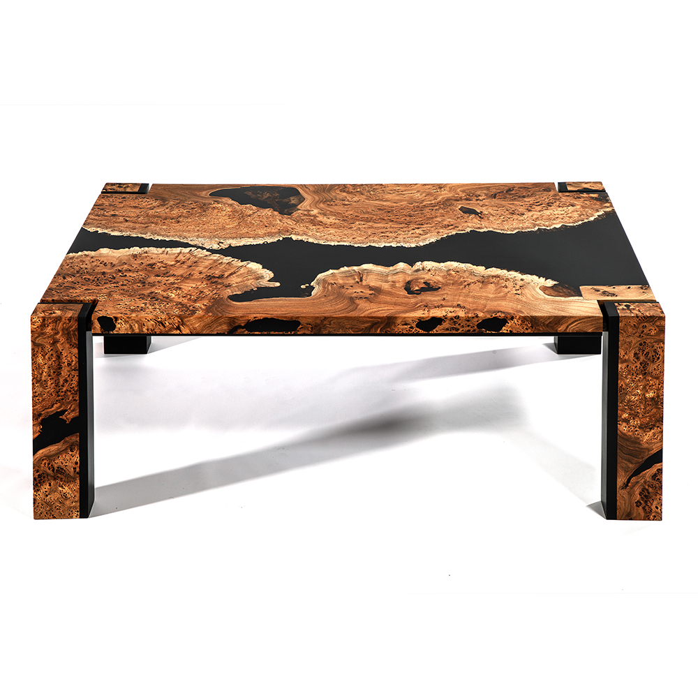 Кофейный Стол River in Autumn Elm Resin Coffee Table