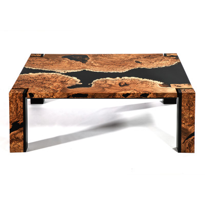 Кофейный Стол River in Autumn Elm Resin Coffee Table