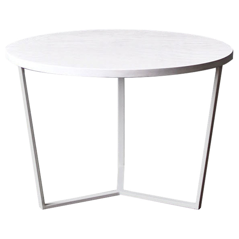 Кофейный стол Thea White Industrial Metal Rust Coffee Table