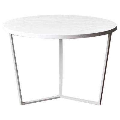Кофейный стол Thea White Industrial Metal Rust Coffee Table