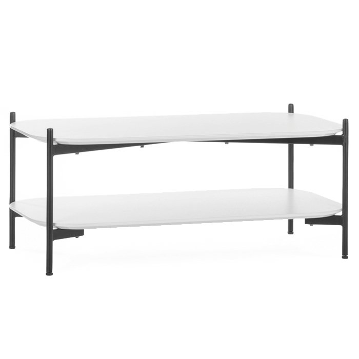 Кофейный стол two shelves WHITE