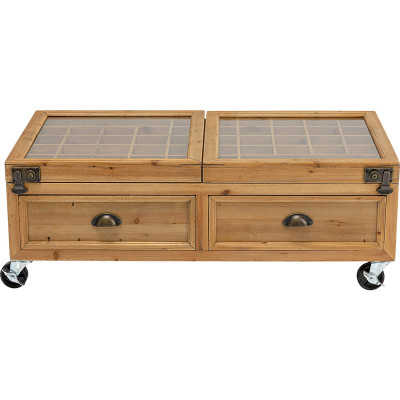 Кофейный стол Wooden Storage Space