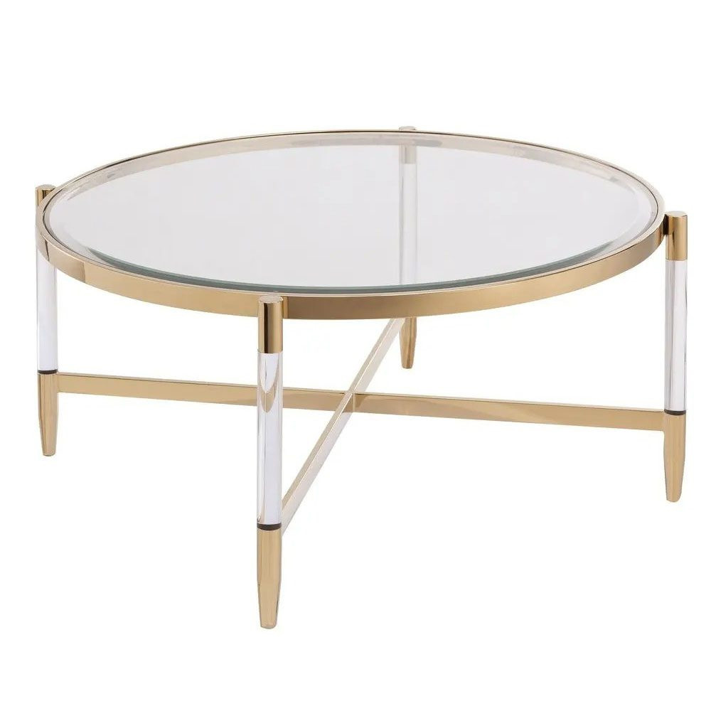 Кофейный стол круглый в современном стиле Weightless Console