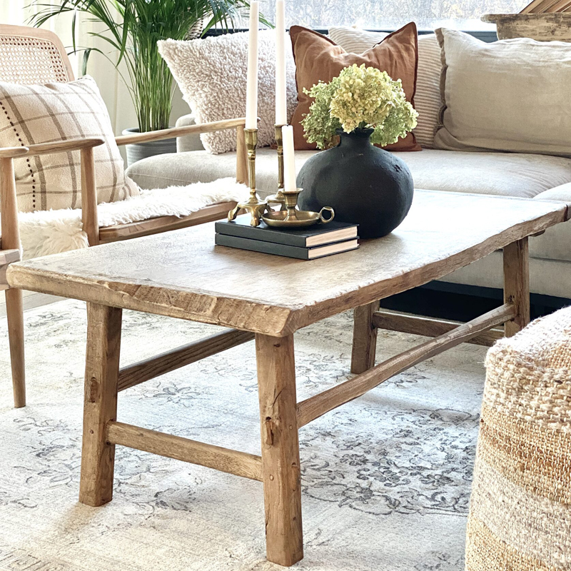 Кофейный стол с живым краем Reena Coffee Table