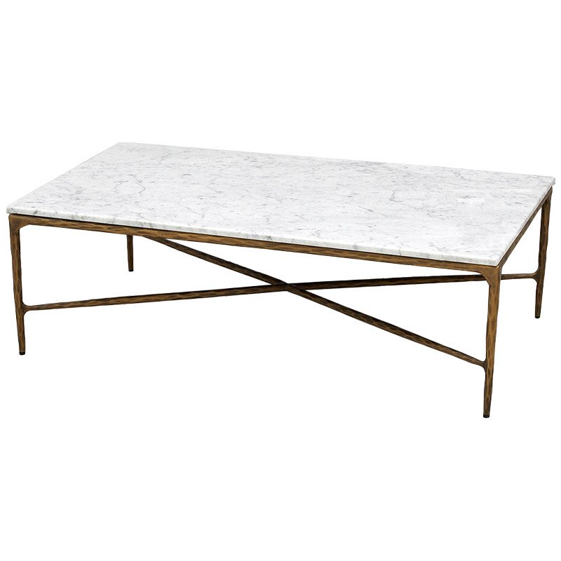 Кофейный стол с мраморной столешницей Randy Marble Coffee Table