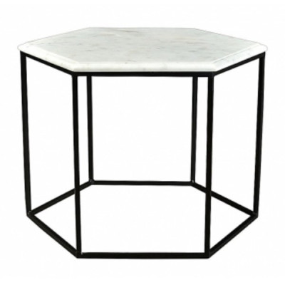 Кофейный столик Hexagon White Marble