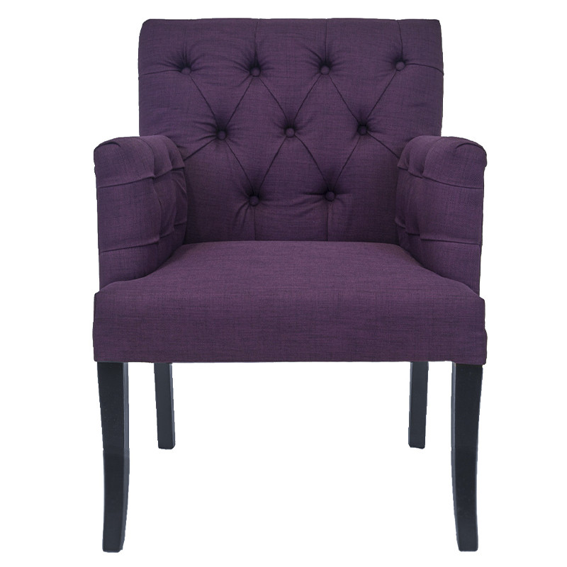 Кресло Addison Chic Armchair purple flax