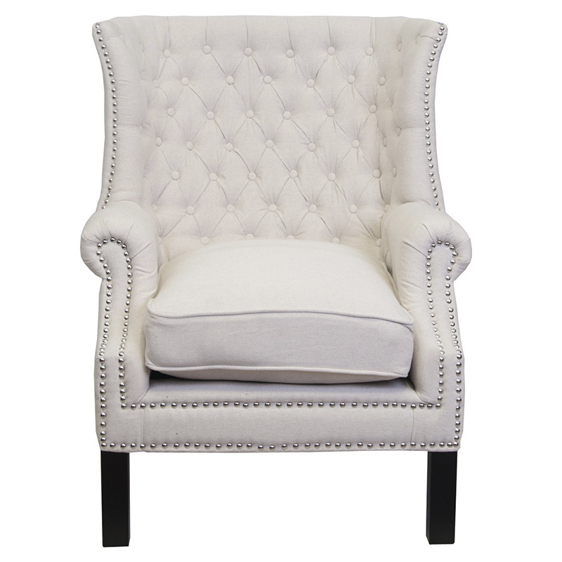 Кресло Charlie Armchair beige flax